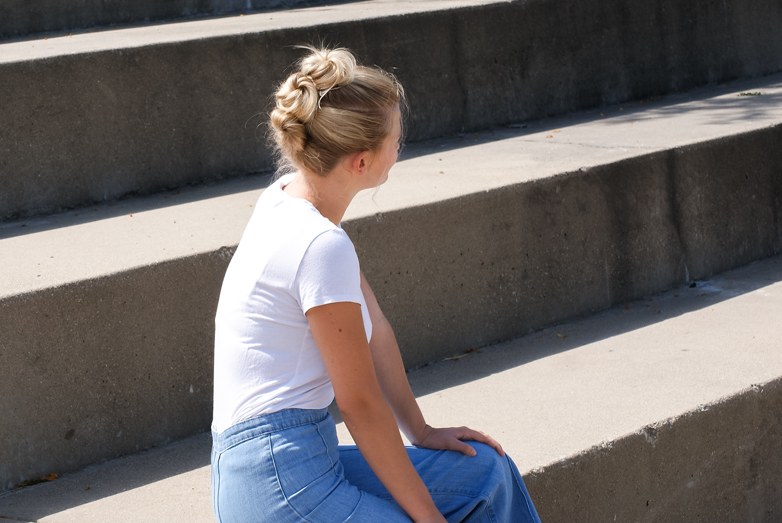 summer hairstyles, three buns, trimco